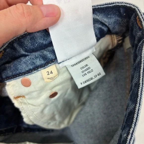 GRLFRND Melanie High Rise Boot Cut Jeans in Los Feliz Size 24